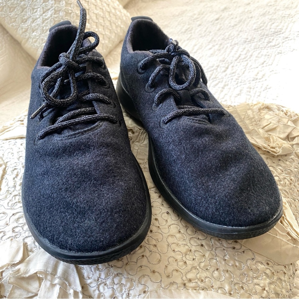 Allbirds Wool Runners Natural Charcoal Black Running Walking Sneakers Size 9 Men - Picture 8 of 16